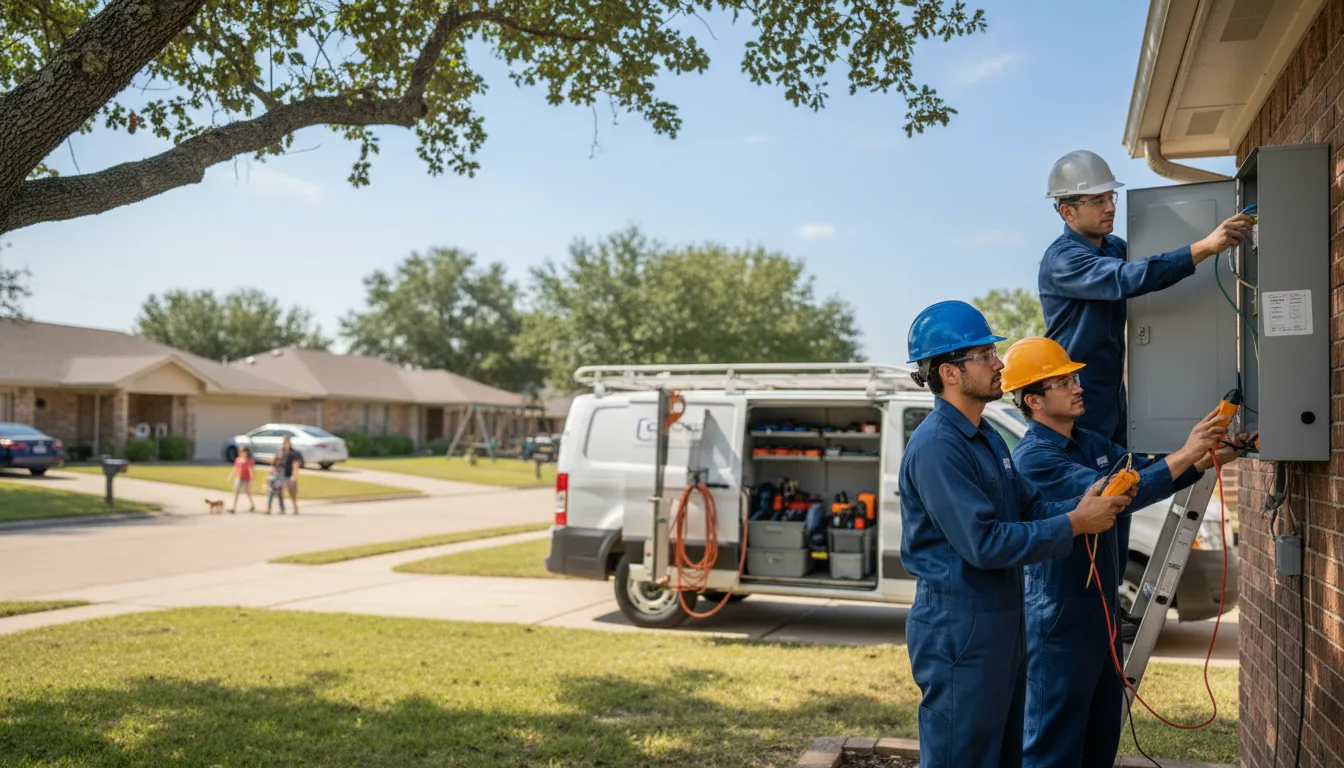 Certified electrician providing emergency electrical services in Courtland, MS